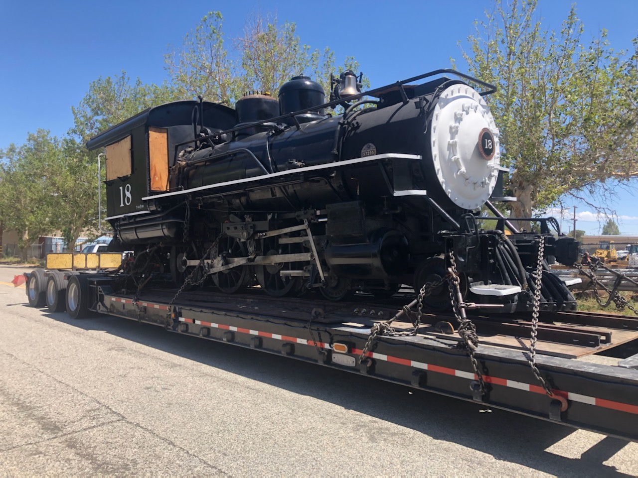 Southern Pacific 18 Steam Locomotive 